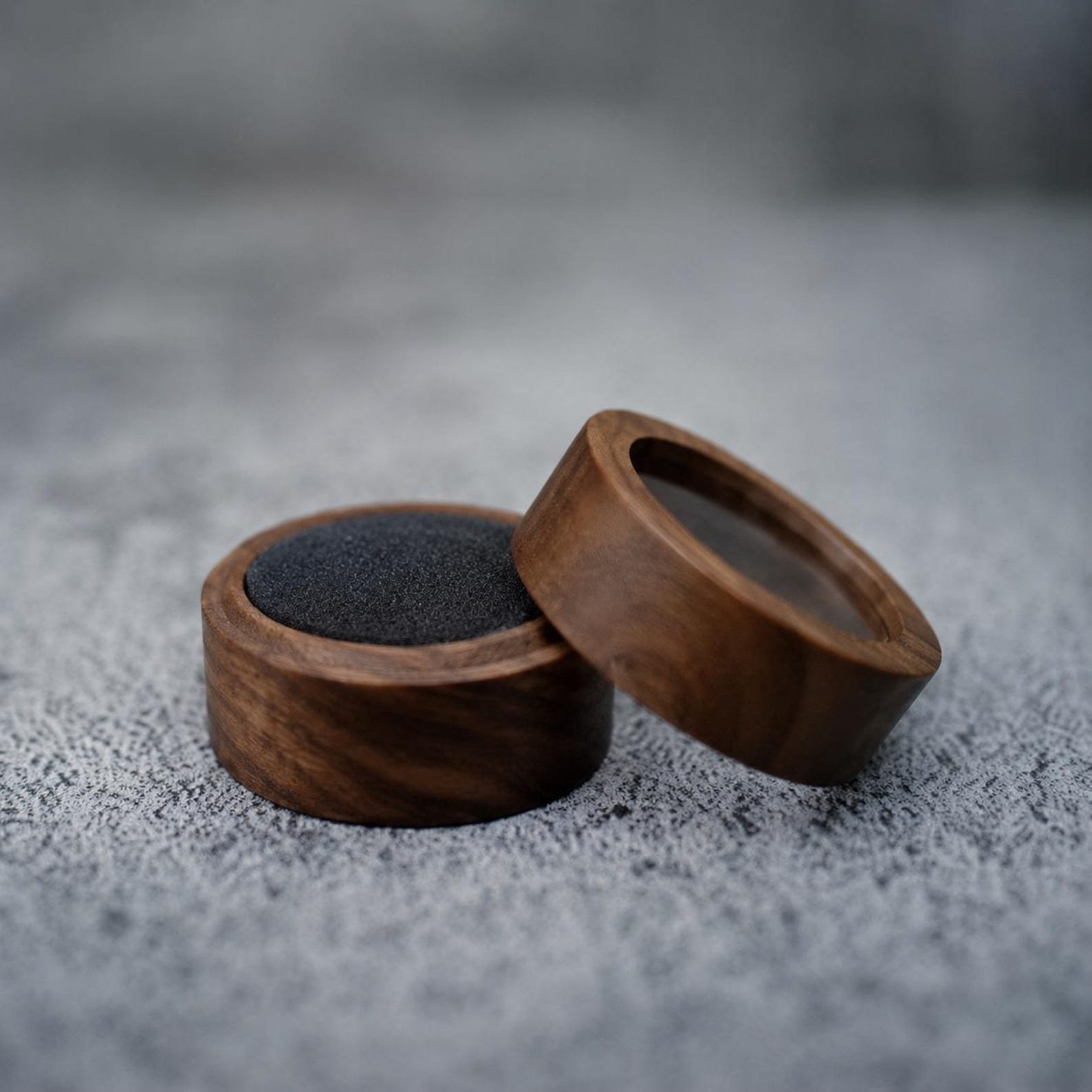 Custom Damascus Steel Ring Handcrafted Wedding Band - Image 9