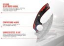 Personalized Damascus Ulu Knife | Premium Pizza Cutter and Chef Gift